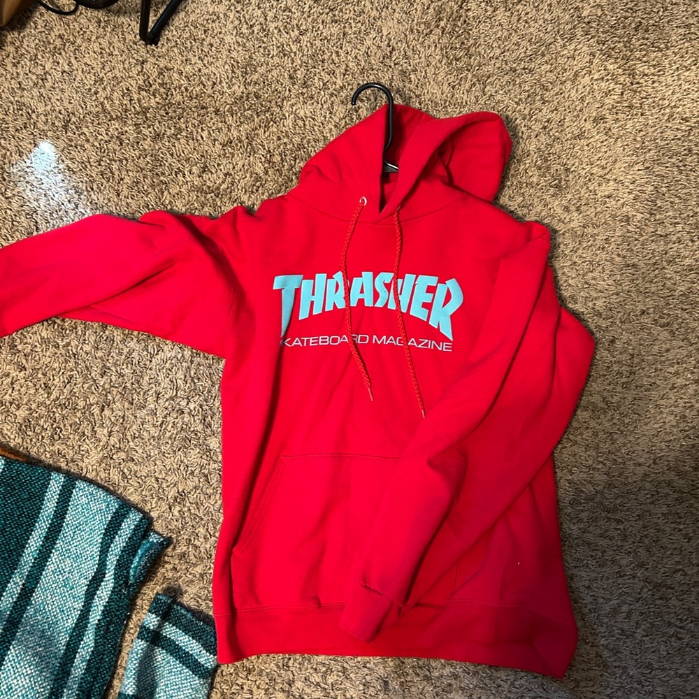 Thrasher Red Hoodie